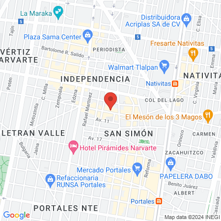 Consultorios de Medicina General del Sector Privado map