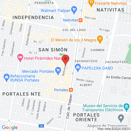 Podología Efectiva Sucursal Mercado Portales map