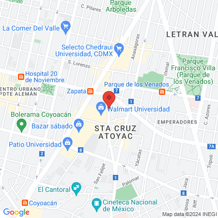 Alergología e Inmunología Pediatrica. Dra Ana Ivette Mondragón map