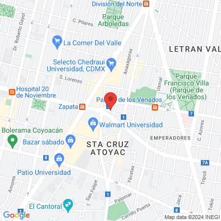 Dr Carlos Edudardo Rodriguez Briones map