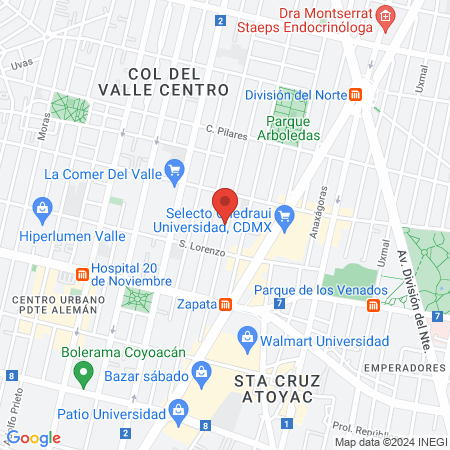 Clínica dental Anglodent map