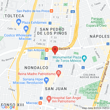 Consultorio de Ortodoncia Dr. Francisco García Priani map