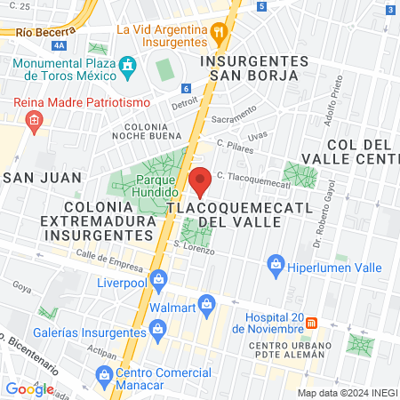 Especialidades Medicas y Dentales map