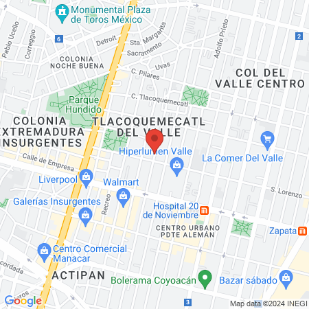 Doctor Cuevas Sosa Alejandro map