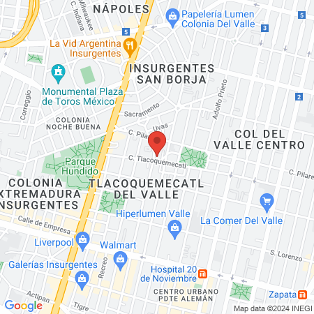 Clínica de Especialidades Médicas map