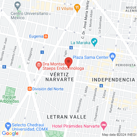 JIK Narvarte map