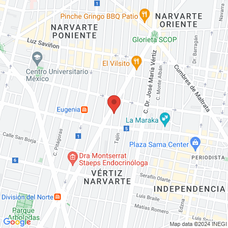 Gimnasio Pancho Rosales map