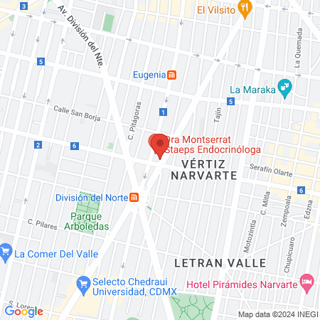 UFC GYM DEL VALLE map