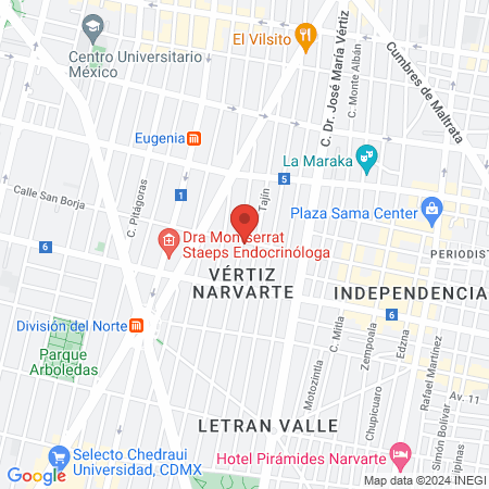 Dr Vicente Martínez Nava. ORTODONCIA map