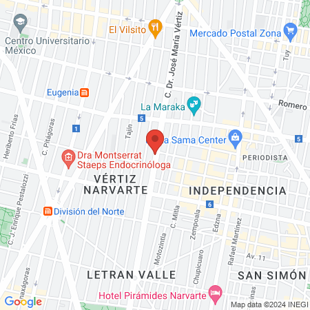 Camarillo Valencia Miguel Dr map