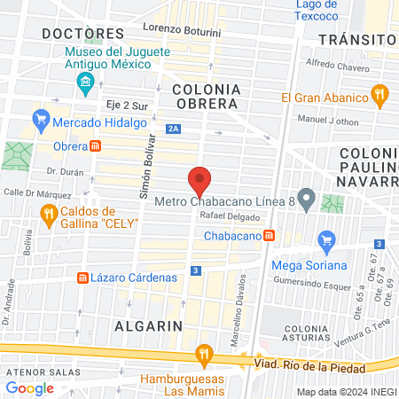 Barbería En las Nubes map