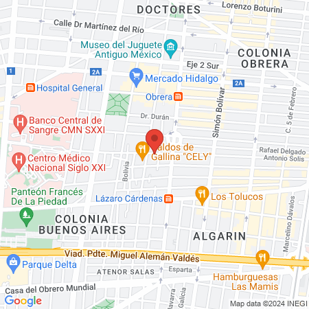 Club De Boxeo Cus D' Amato map