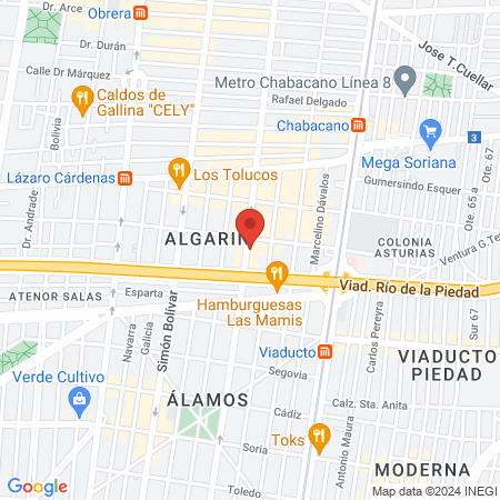 Doctora Lilia Arroyo Rangel map