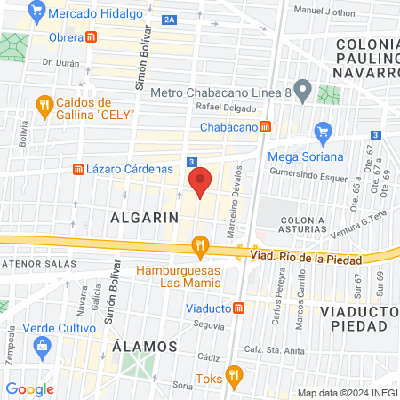 Aureoles Diaz Augusto Dr map