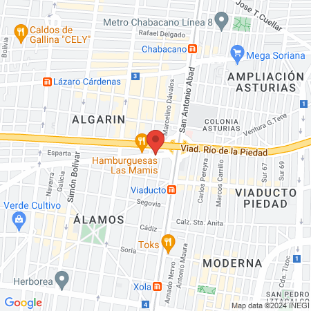 Dr Alarcon Vazquez Antonio map