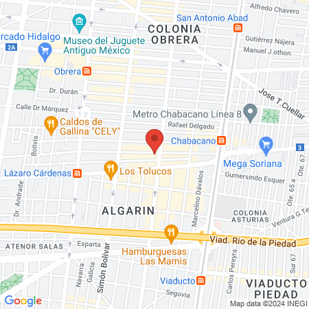 De Machado Bahena Efraín Dr map