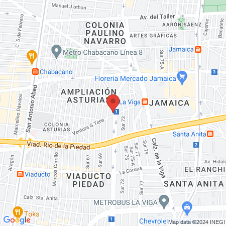 Dr Castañeda Sedano Miguel Angel map