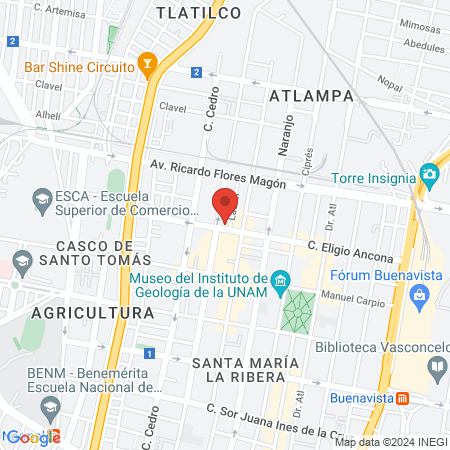 Estetica Unisex Mónica map