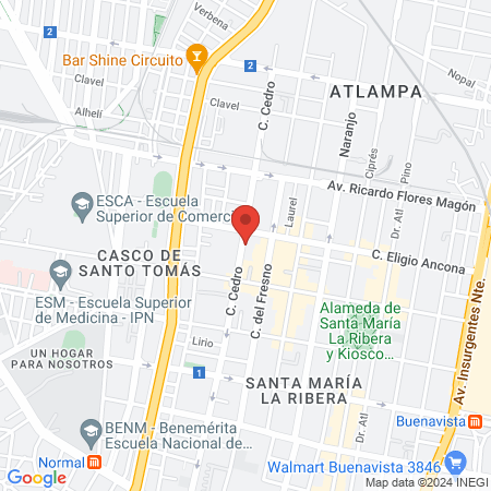 Ribarons Spa Vip Mexico map