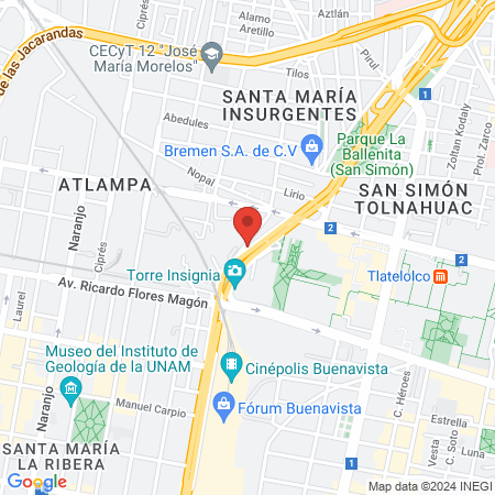 Tyson Academy Cdmx map
