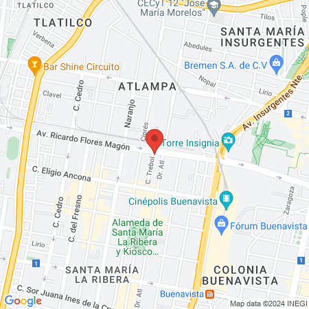 Consultorio dental. Odontocare map