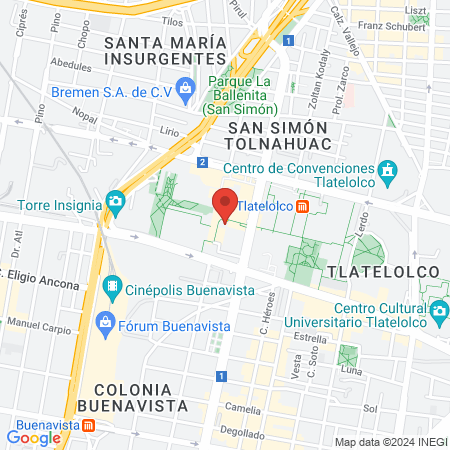 ISSSTE Clínica de Especialidades Neuropsiquiatría map