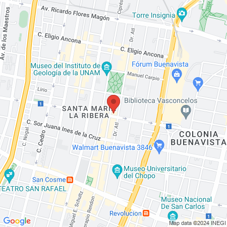 Clínica odontológica Persdent map