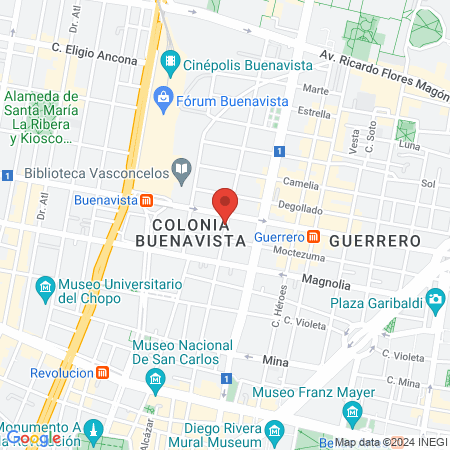 Estética Yuriko map