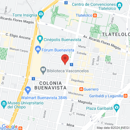 Barber shop The Junior map