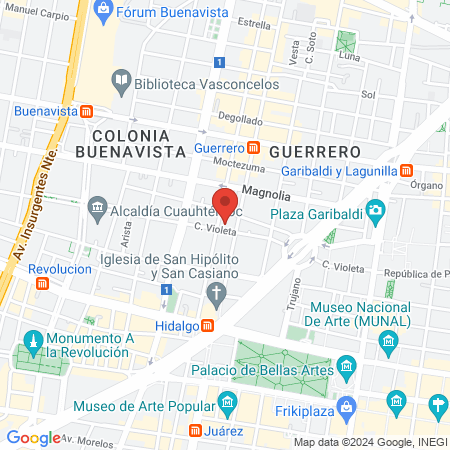 Hercules Moderno Gym map