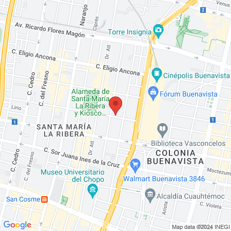 Consultorio dental MF map