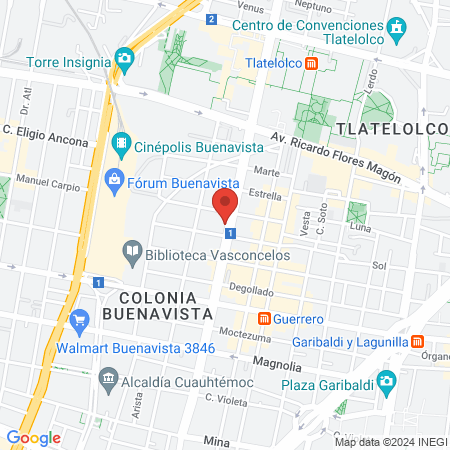 Osvaldo León Arteta Psiquiatra map