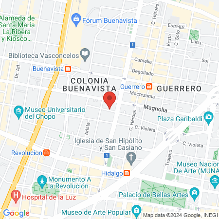 Centro Médico Guerrero map