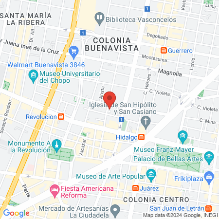 Sanatorio Zaragoza map