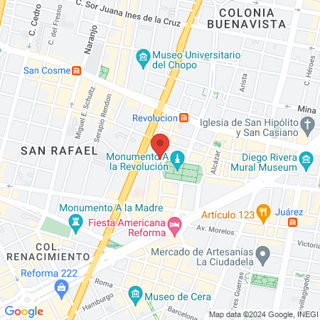 Sonrisas Mexicanas Revolución map