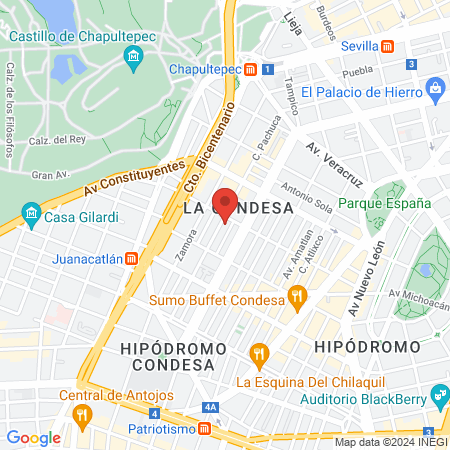 Rocio Pimentel Salon map