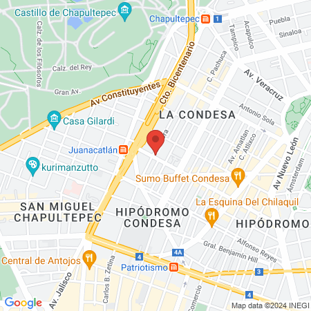 La MEXA Barbería map