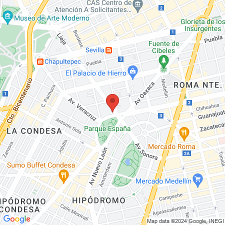 Bardo's Barber Parque España map