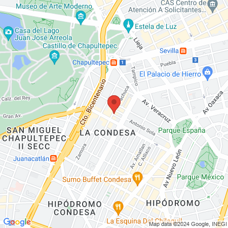 Consultorio Médico dental map