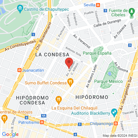 Dra.Rebeca Becerril map