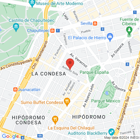 ESPECIALIDADES MEDICAS map