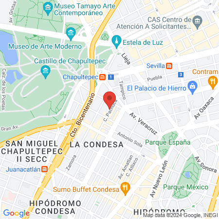 Clínica del Perro y otras especies map