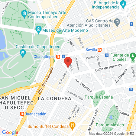 Clínica Dental Condesa map