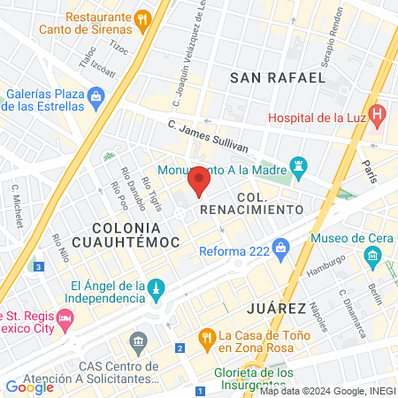 Barber shop BUNKER 1994 map