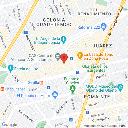 Peluquería y Barbería Varsovia map