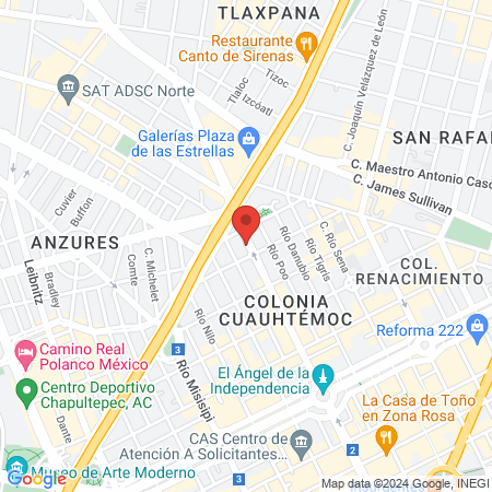 En Dharma SPA Cuauhtémoc map