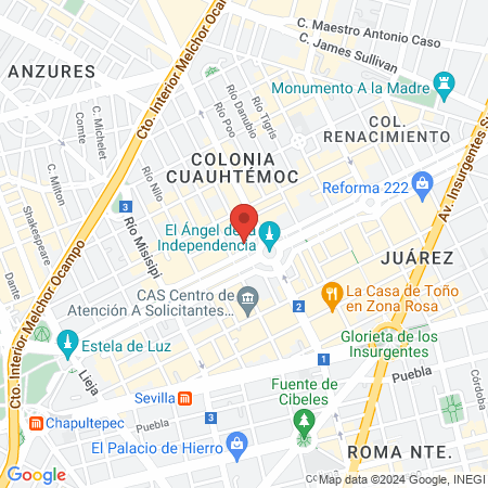 dentalia Corporativo HSBC map