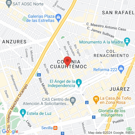 HS Clinical Center map