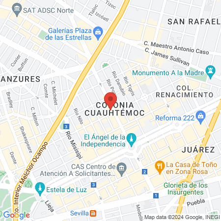 Dr Mario Enríquez Garay map