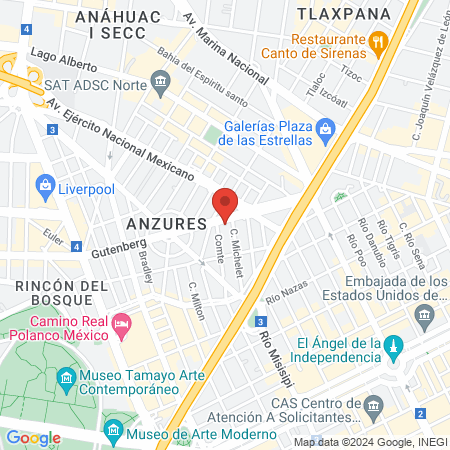 M.T.F. Samantha Lara Calzada map